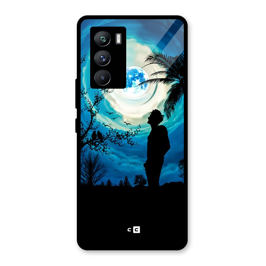 Cool Boy Under Sky Glass Back Case for Vivo iQOO 9 SE