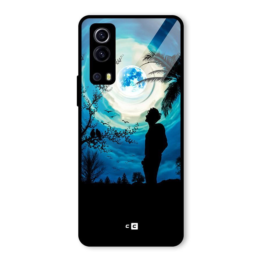 Cool Boy Under Sky Glass Back Case for Vivo iQOO Z3