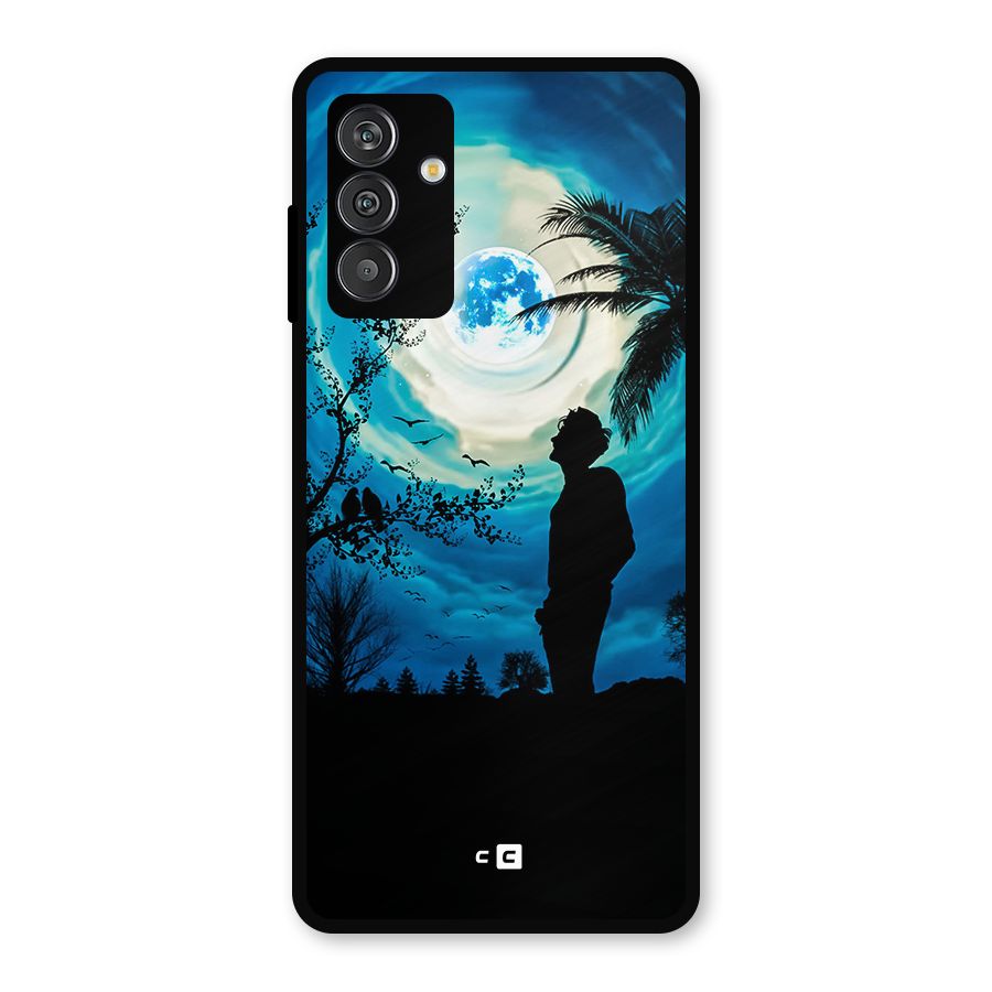 Cool Boy Under Sky Metal Back Case for Galaxy M13