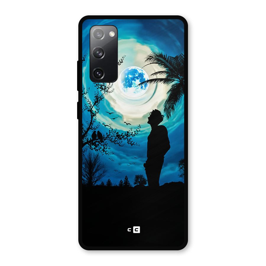 Cool Boy Under Sky Metal Back Case for Galaxy S20 FE