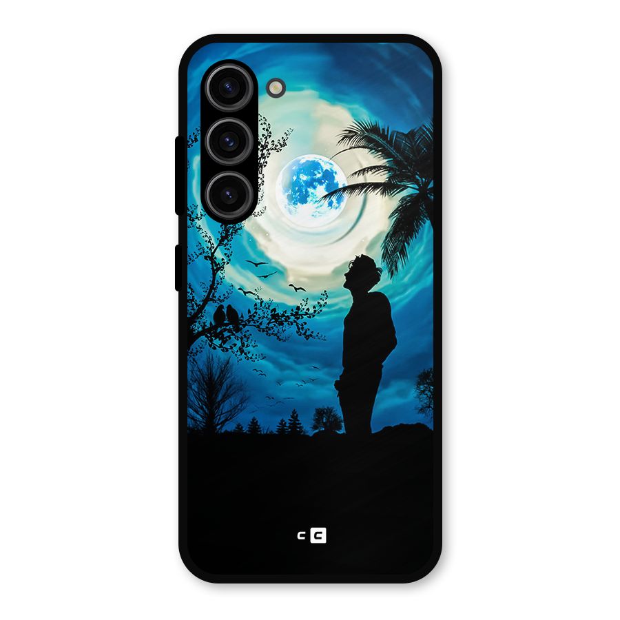 Cool Boy Under Sky Metal Back Case for Galaxy S23