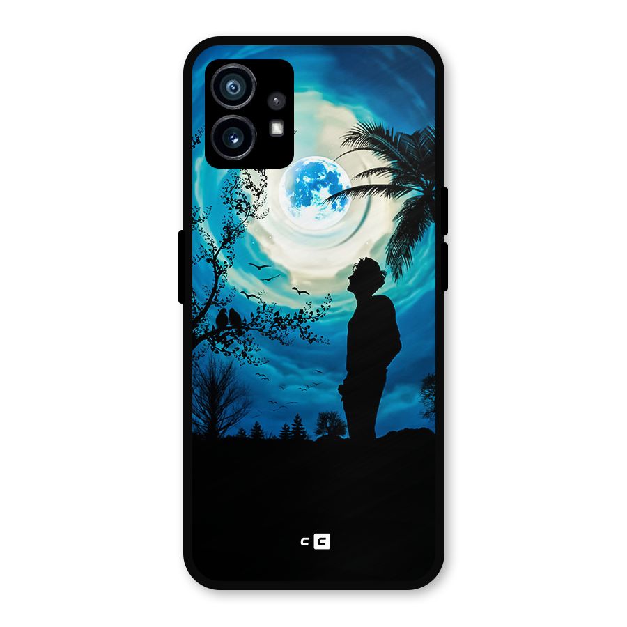 Cool Boy Under Sky Metal Back Case for Nothing Phone 1