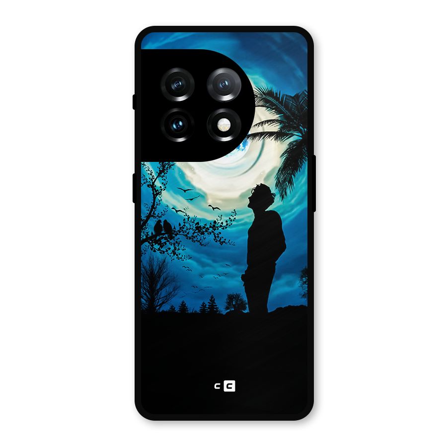 Cool Boy Under Sky Metal Back Case for OnePlus 11