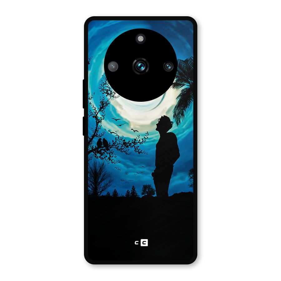 Cool Boy Under Sky Metal Back Case for Realme 11 Pro
