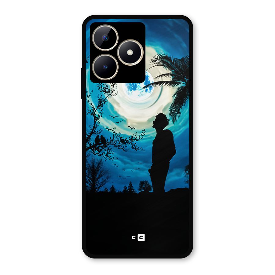 Cool Boy Under Sky Metal Back Case for Realme C53