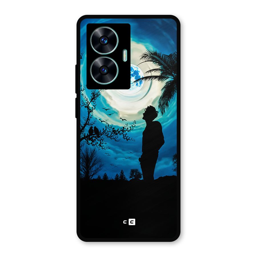 Cool Boy Under Sky Metal Back Case for Realme Narzo N55