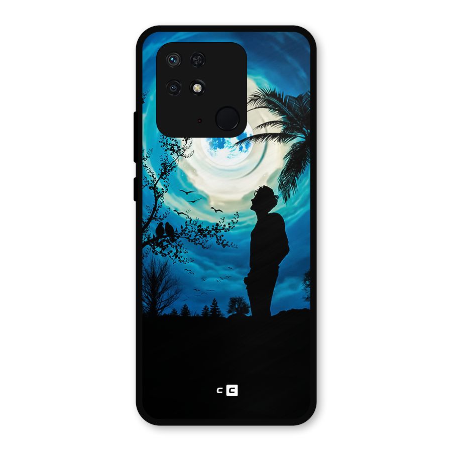 Cool Boy Under Sky Metal Back Case for Redmi 10 Power