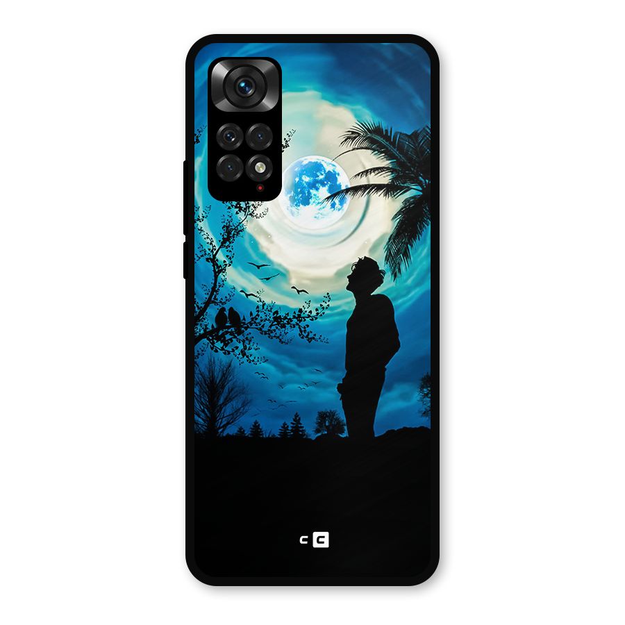 Cool Boy Under Sky Metal Back Case for Redmi Note 11s