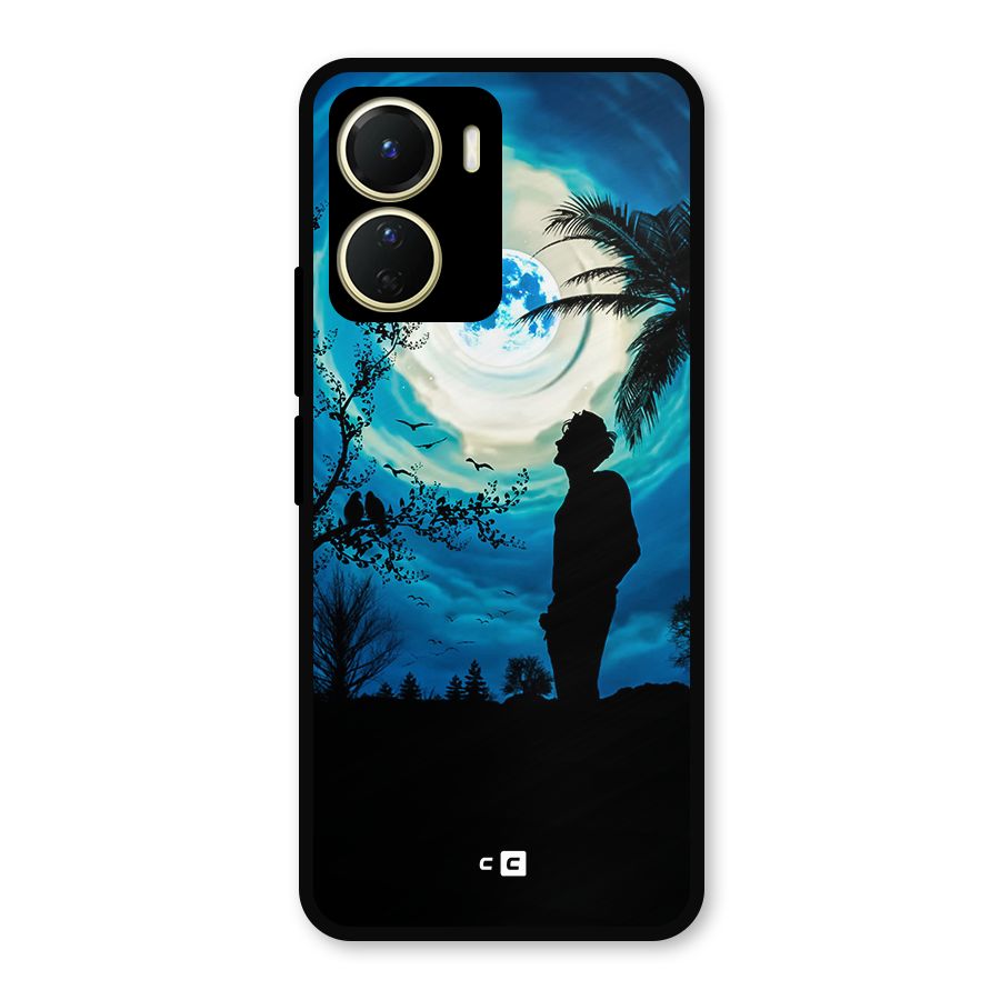 Cool Boy Under Sky Metal Back Case for Vivo T2x