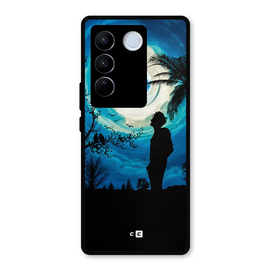 Cool Boy Under Sky Metal Back Case for Vivo V27
