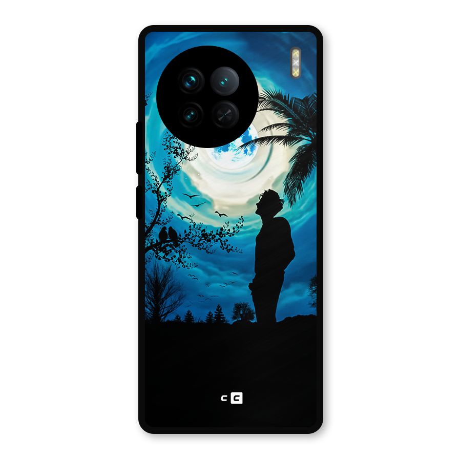 Cool Boy Under Sky Metal Back Case for Vivo X90