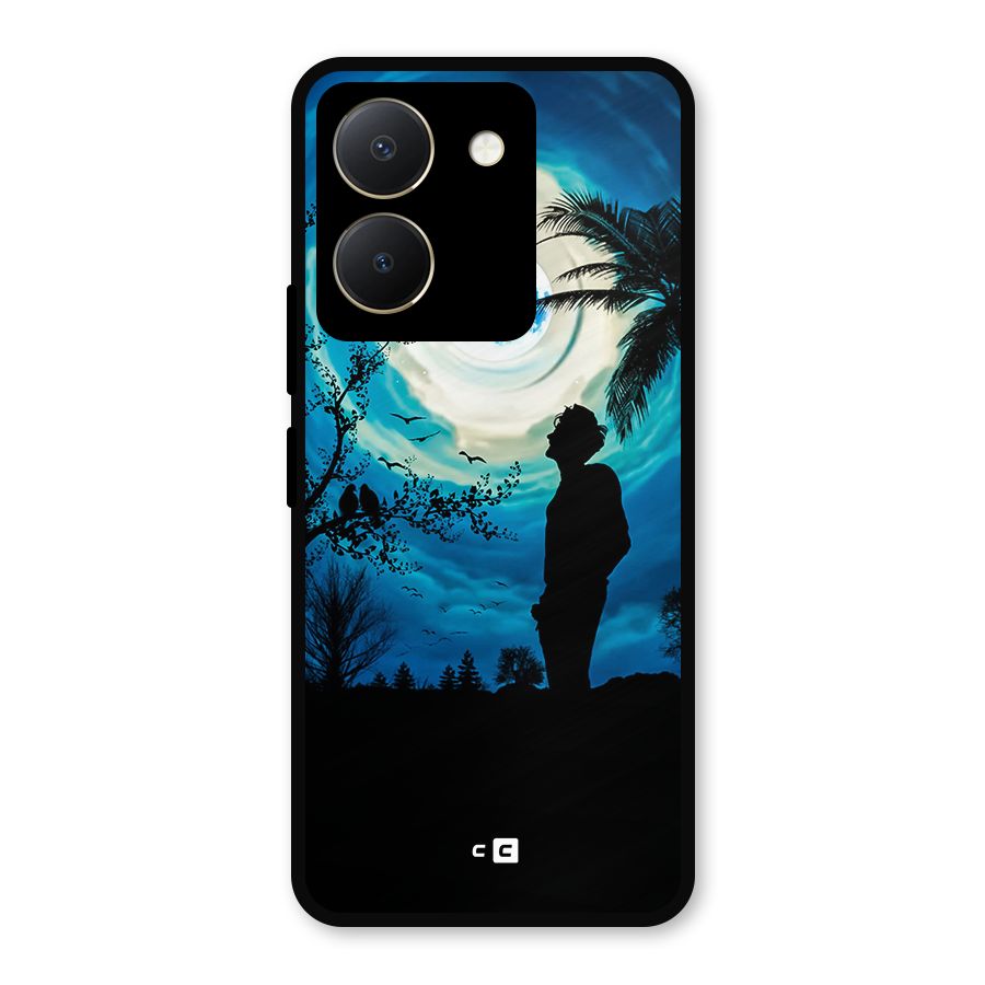Cool Boy Under Sky Metal Back Case for Vivo Y36