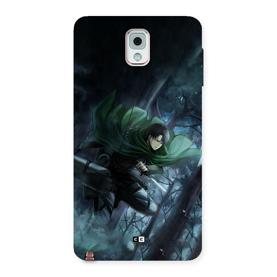 Cool Captain Levi Back Case for Galaxy Note 3