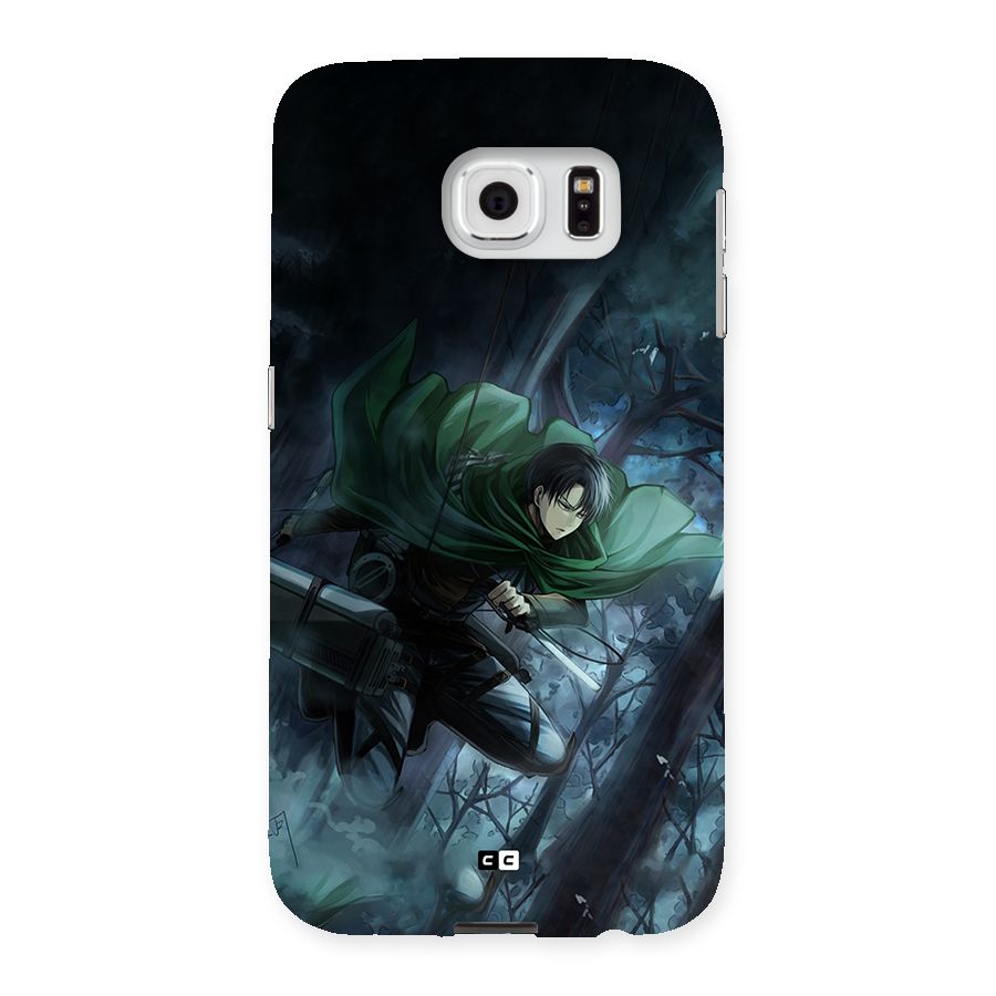 Cool Captain Levi Back Case for Galaxy S6