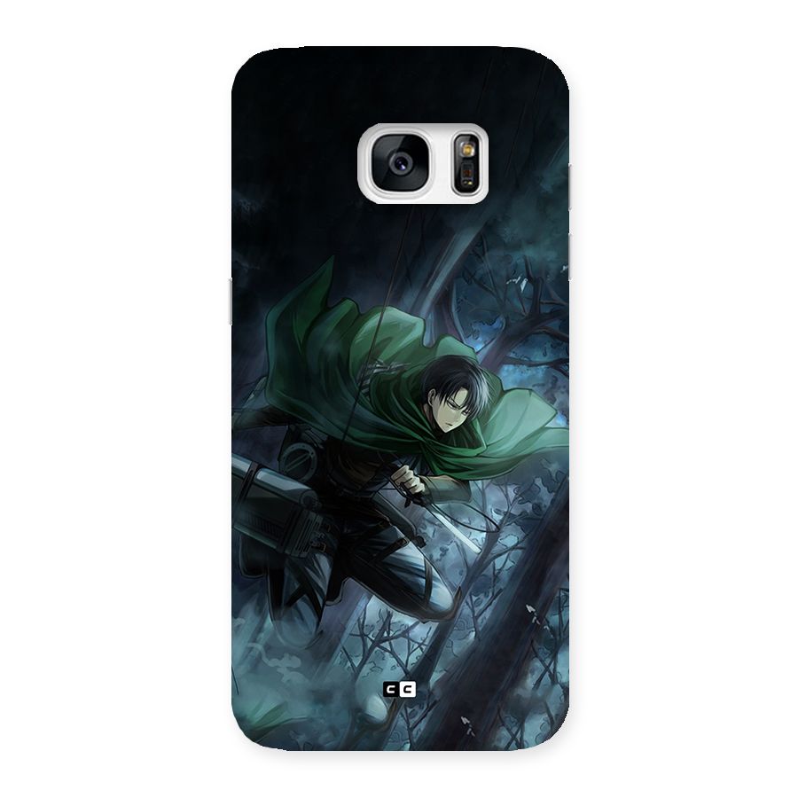 Cool Captain Levi Back Case for Galaxy S7 Edge