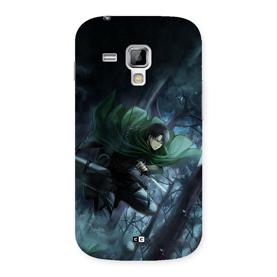 Cool Captain Levi Back Case for Galaxy S Duos