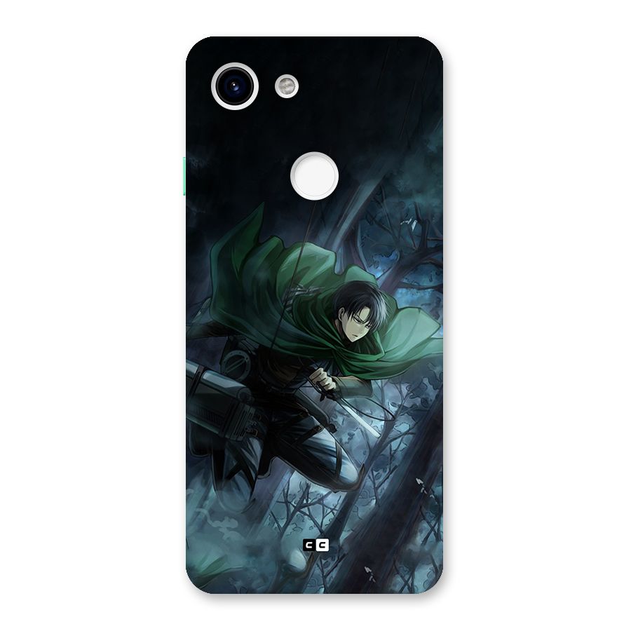 Cool Captain Levi Back Case for Google Pixel 3