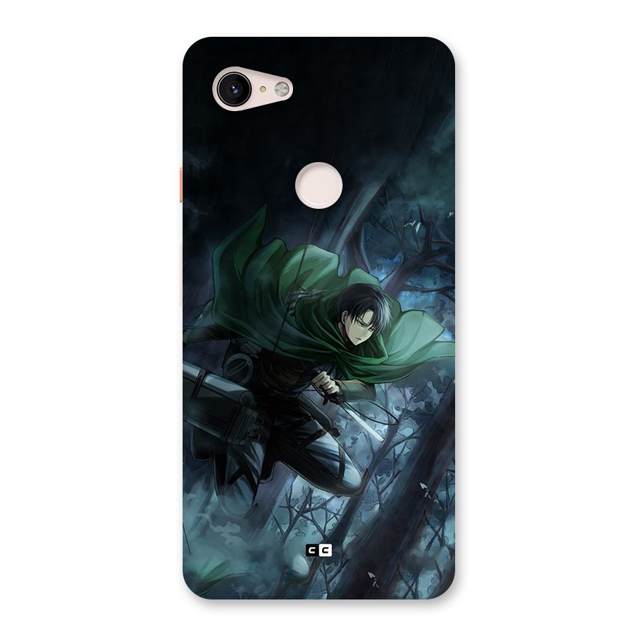 Cool Captain Levi Back Case for Google Pixel 3 XL