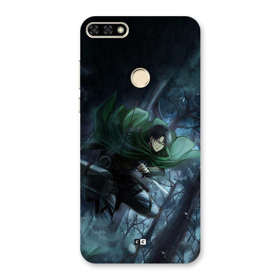 Cool Captain Levi Back Case for Honor 7A