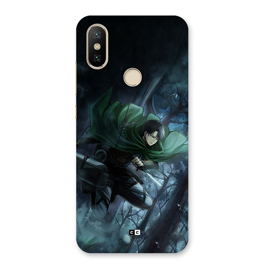 Cool Captain Levi Back Case for Mi A2