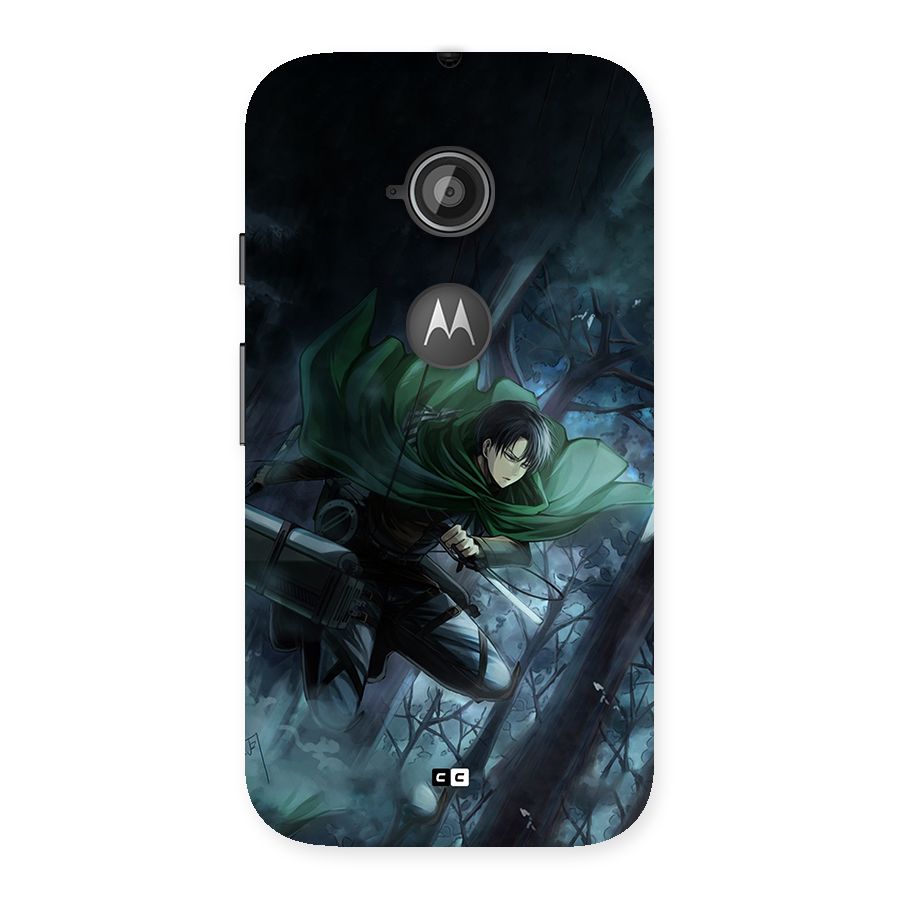 Cool Captain Levi Back Case for Moto E 2nd Gen