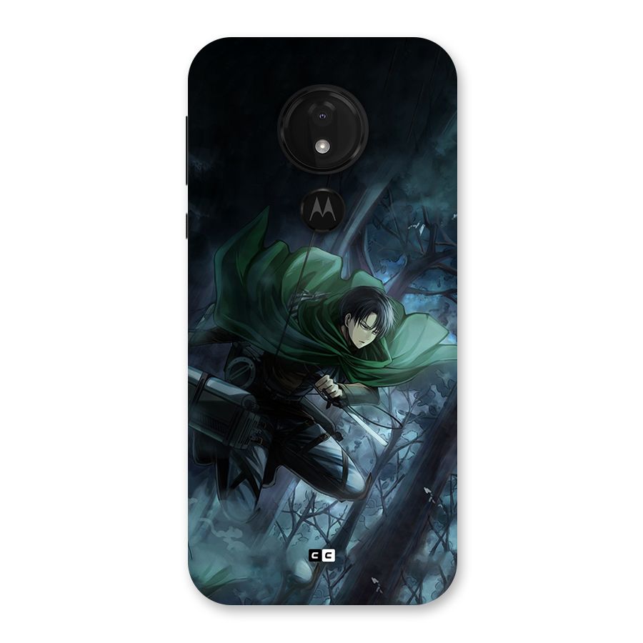 Cool Captain Levi Back Case for Moto G7 Power