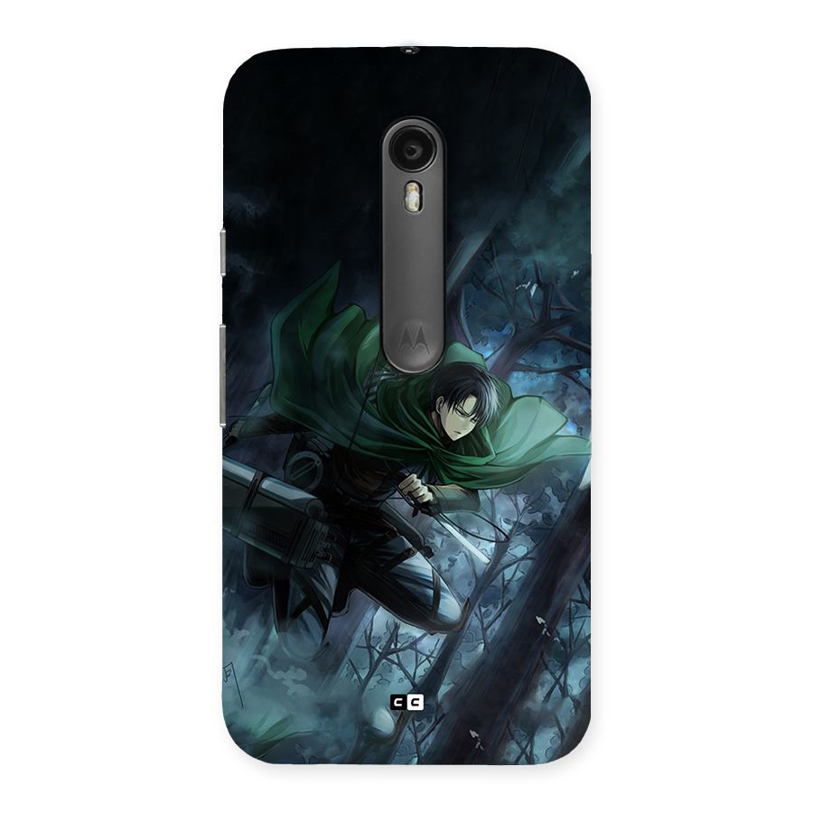 Cool Captain Levi Back Case for Moto G Turbo