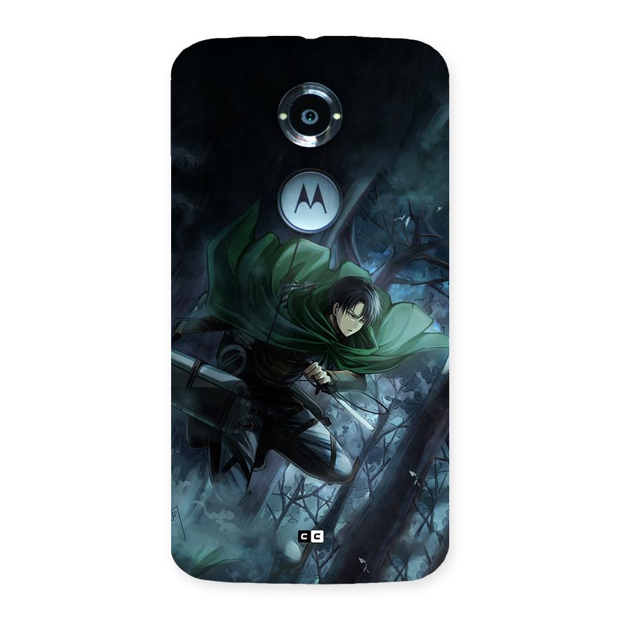 Cool Captain Levi Back Case for Moto X2