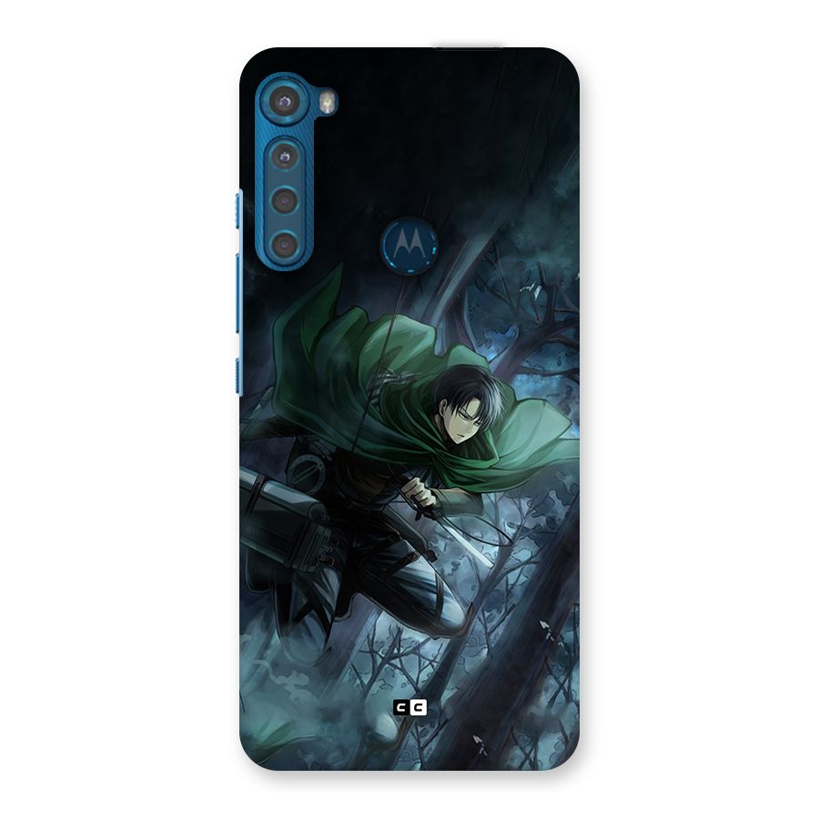 Cool Captain Levi Back Case for Motorola One Fusion Plus