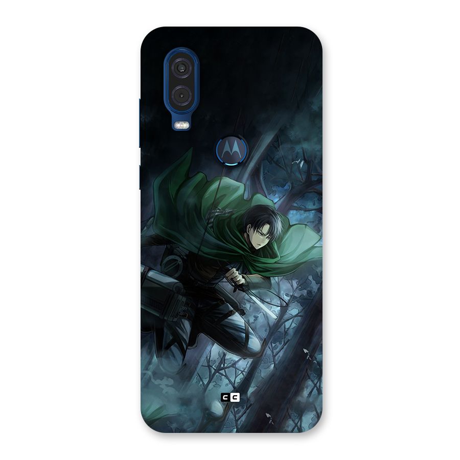 Cool Captain Levi Back Case for Motorola One Vision