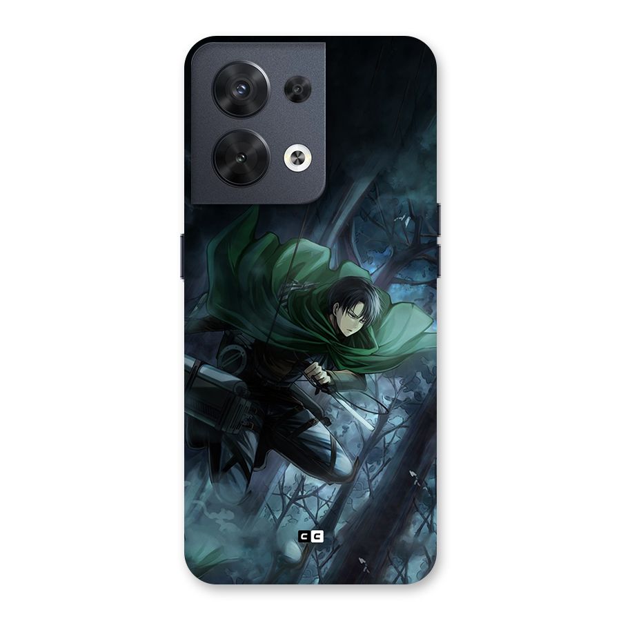 Cool Captain Levi Back Case for Oppo Reno8 5G