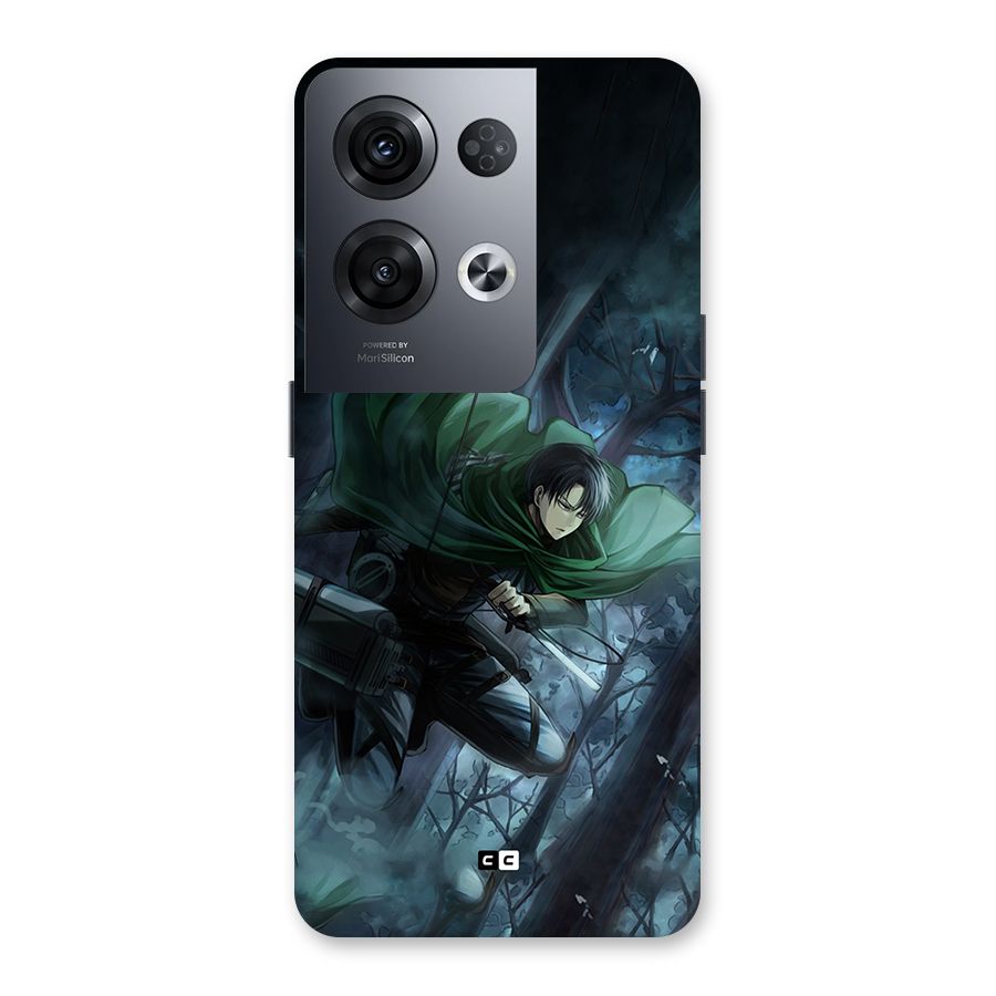 Cool Captain Levi Back Case for Oppo Reno8 Pro 5G