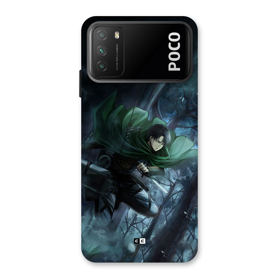 Cool Captain Levi Back Case for Poco M3