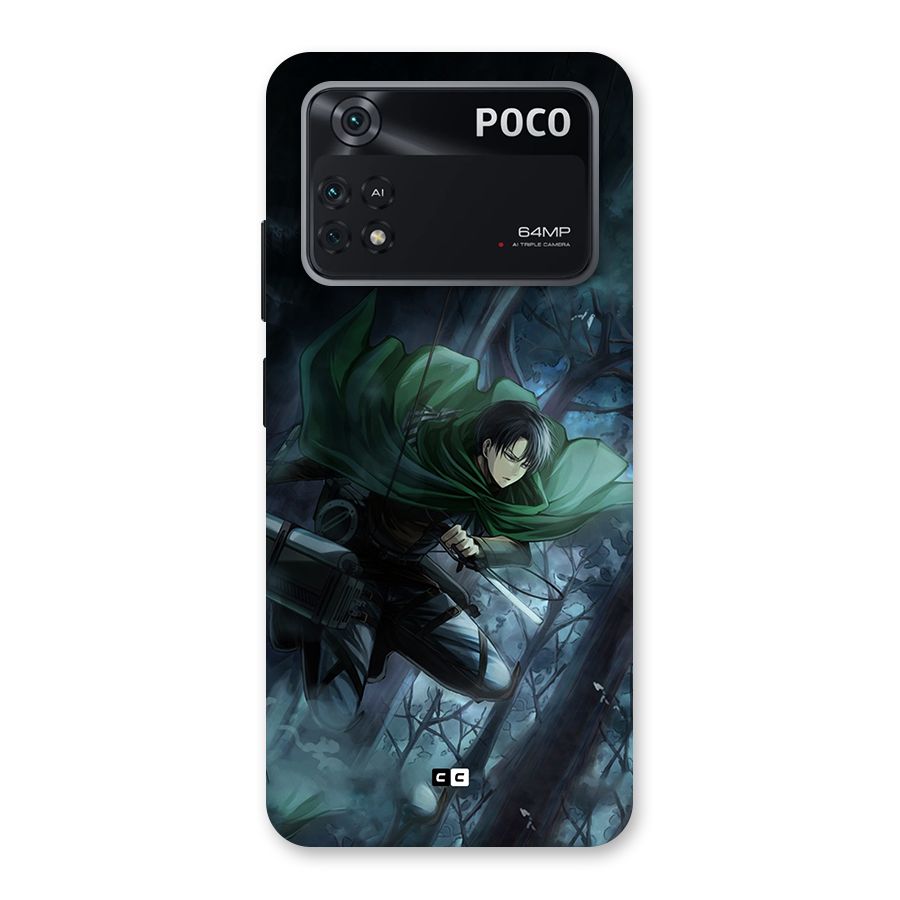 Cool Captain Levi Back Case for Poco M4 Pro 4G