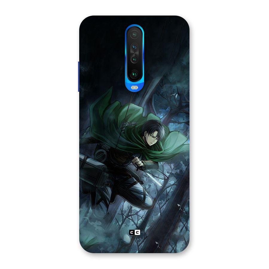 Cool Captain Levi Back Case for Poco X2