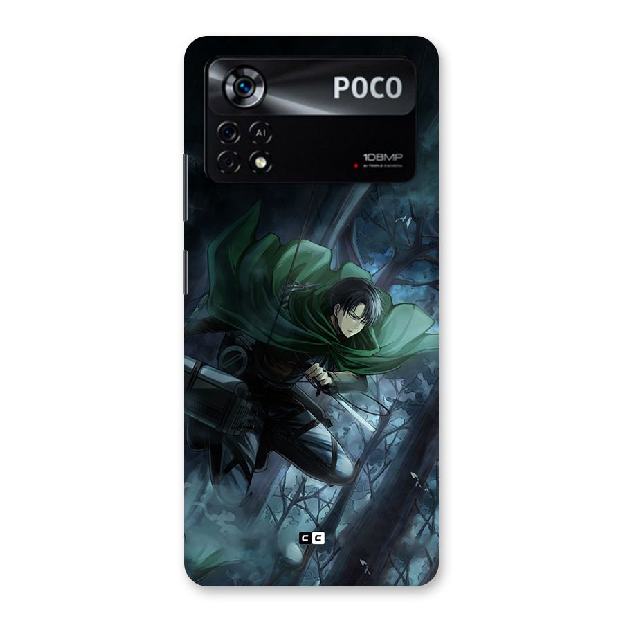 Cool Captain Levi Back Case for Poco X4 Pro 5G