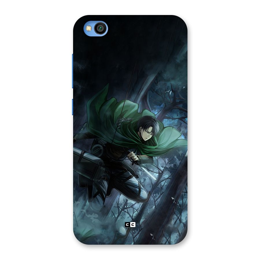 Cool Captain Levi Back Case for Redmi Go
