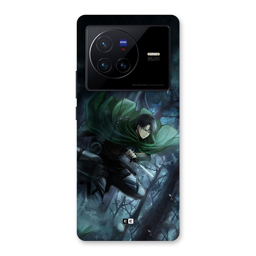 Cool Captain Levi Back Case for Vivo X80