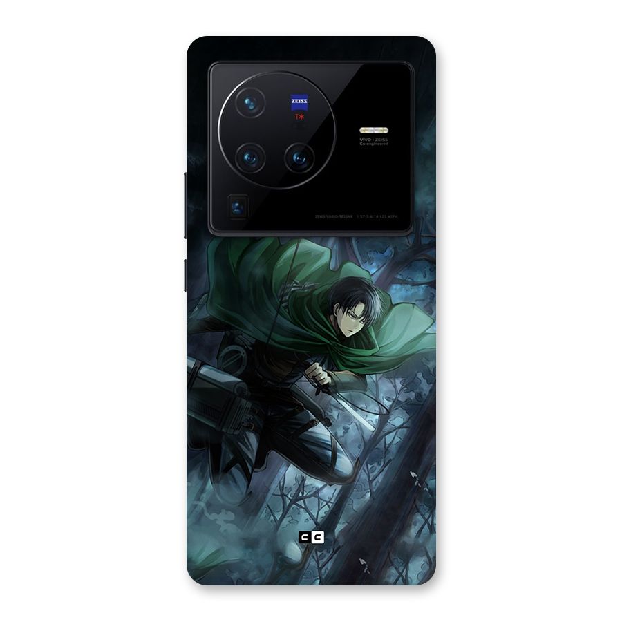 Cool Captain Levi Back Case for Vivo X80 Pro