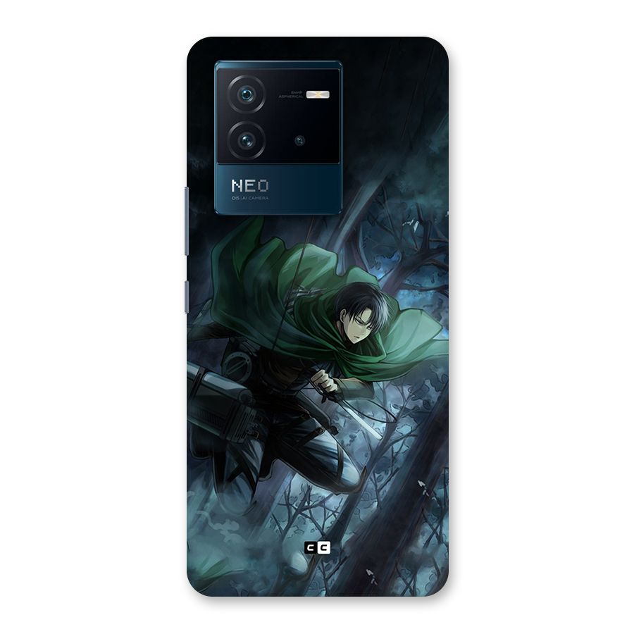Cool Captain Levi Back Case for Vivo iQOO Neo 6 5G