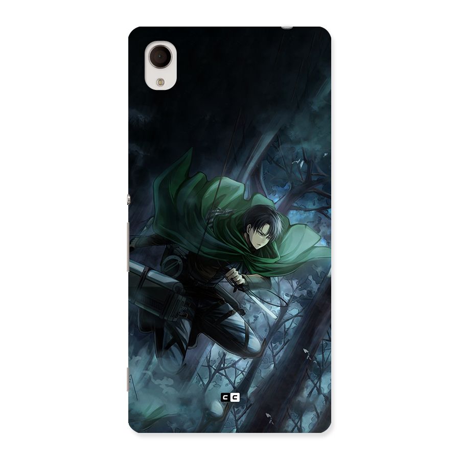 Cool Captain Levi Back Case for Xperia M4