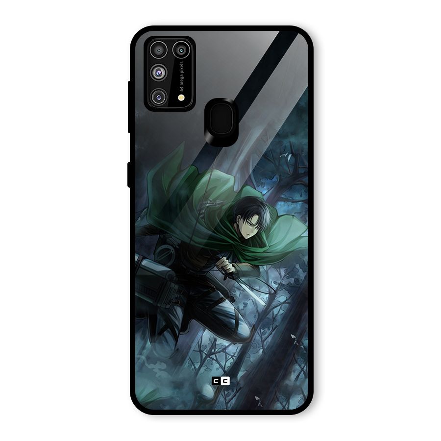 Cool Captain Levi Glass Back Case for Galaxy F41