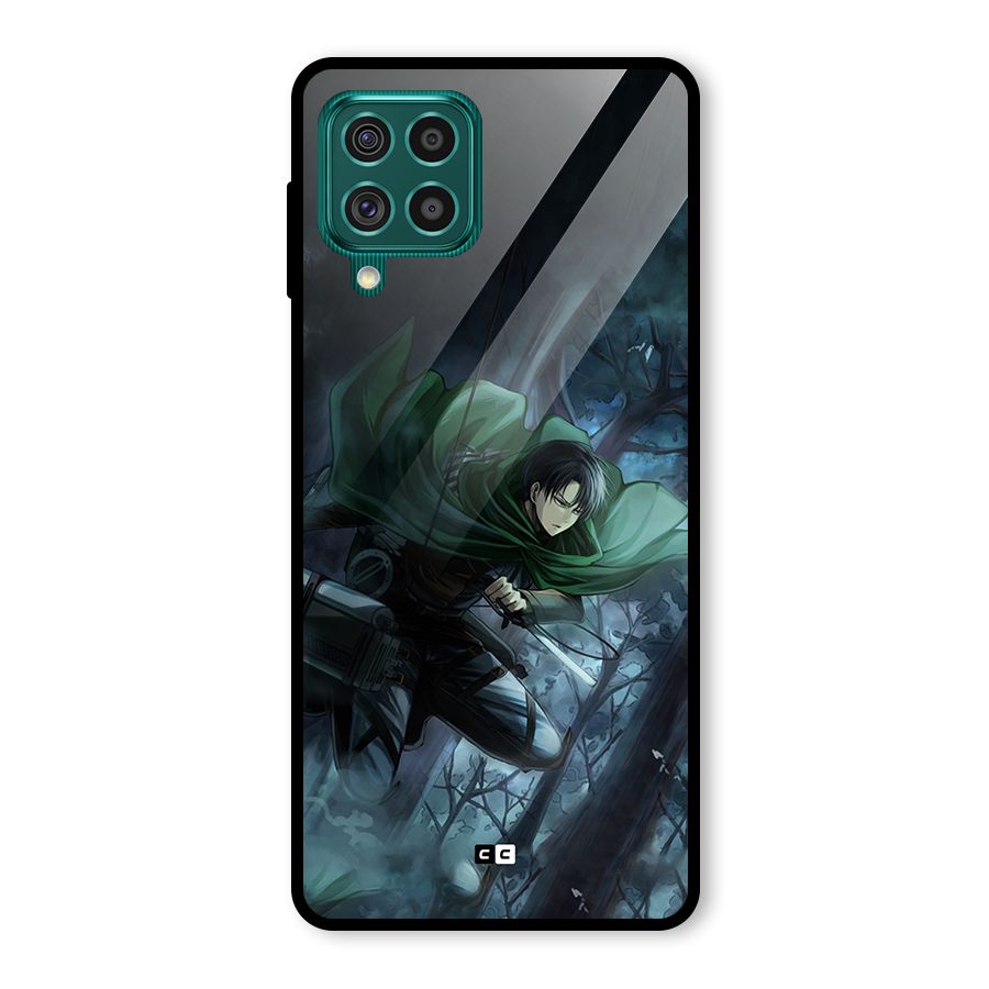 Cool Captain Levi Glass Back Case for Galaxy F62