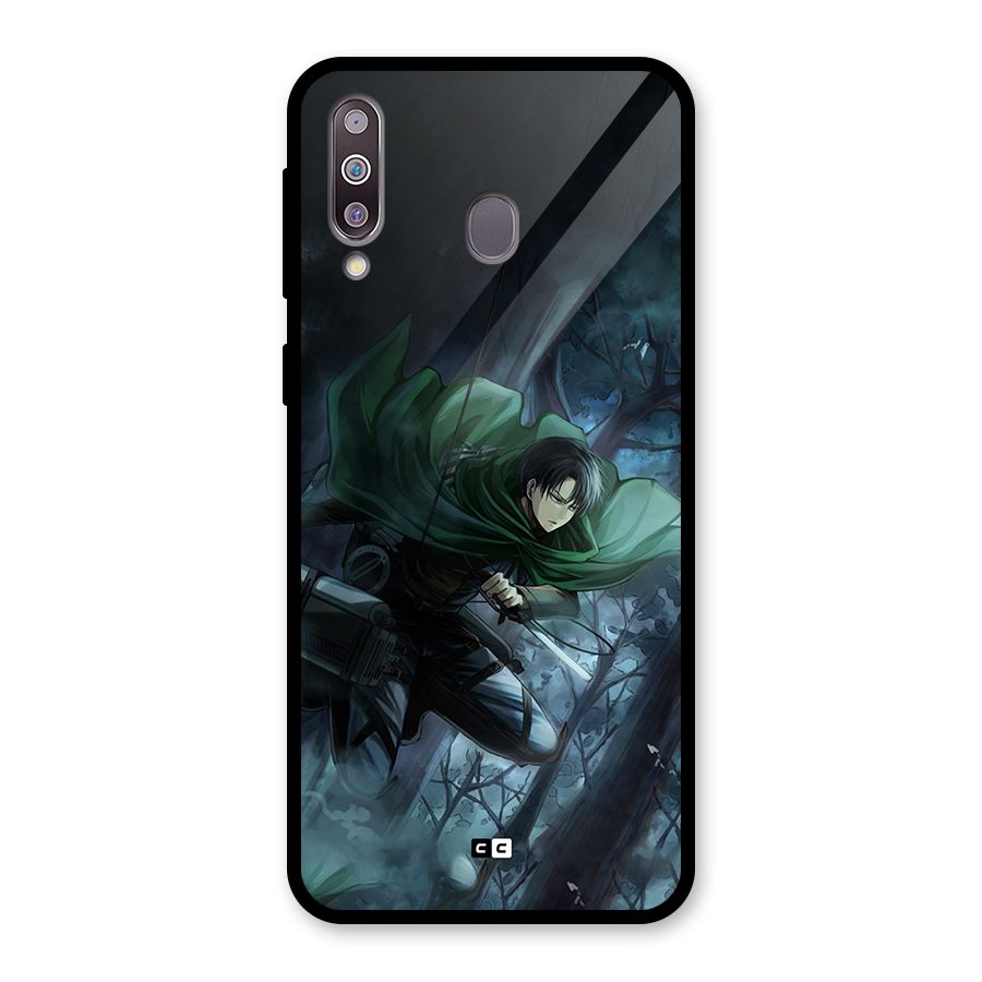 Cool Captain Levi Glass Back Case for Galaxy M30