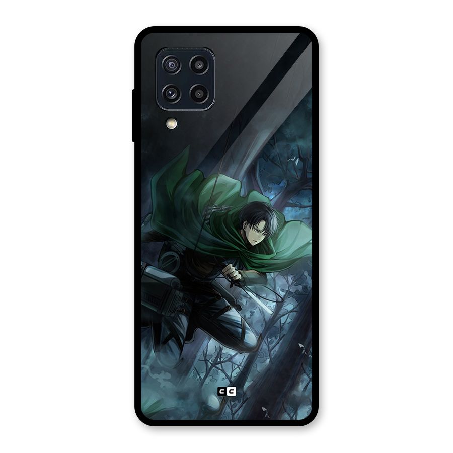 Cool Captain Levi Glass Back Case for Galaxy M32