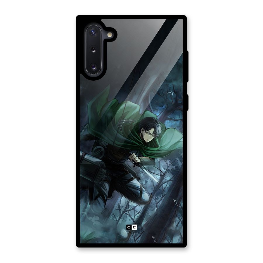 Cool Captain Levi Glass Back Case for Galaxy Note 10