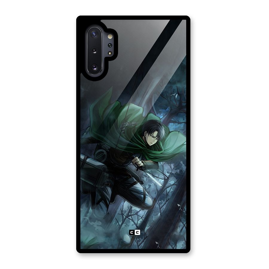 Cool Captain Levi Glass Back Case for Galaxy Note 10 Plus