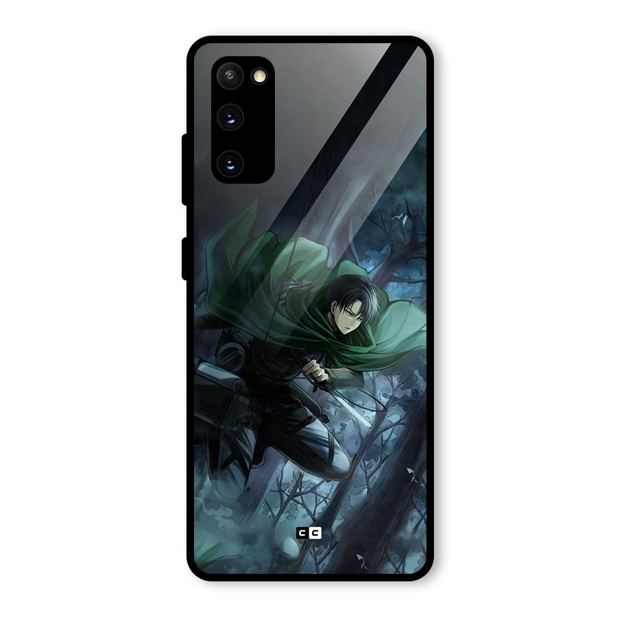Cool Captain Levi Glass Back Case for Galaxy S20 FE 5G