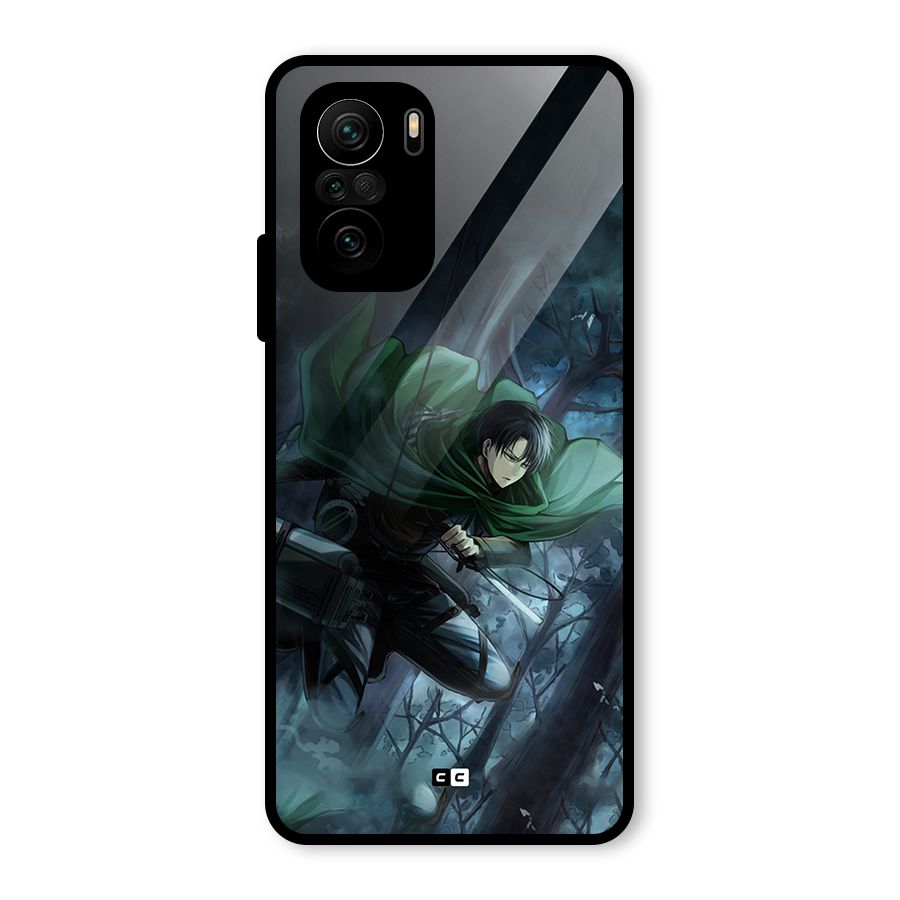 Cool Captain Levi Glass Back Case for Mi 11X Pro