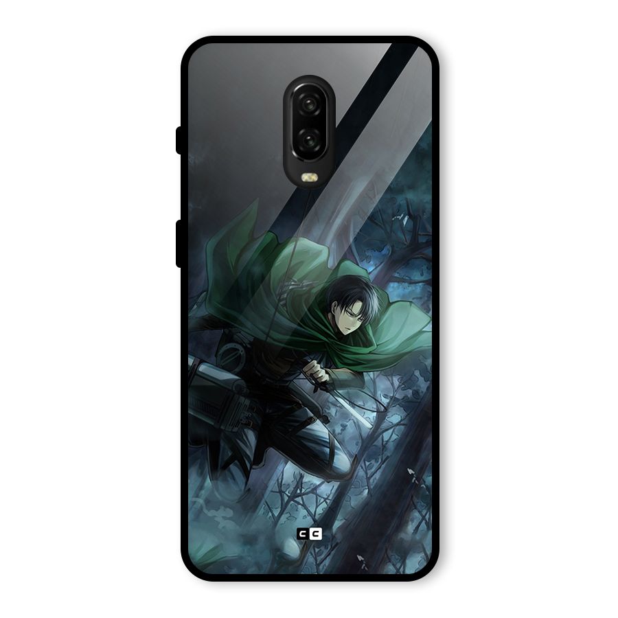Cool Captain Levi Glass Back Case for OnePlus 6T